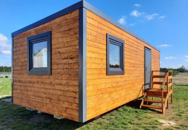 Conteneur habitable en bois, mobile, 26m2 - Image 2
